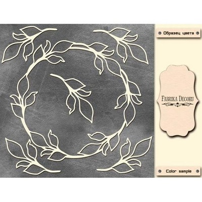 Мегачіпборд Рамка з гілками 30x30 см 017, ТМ Фабрика Декору