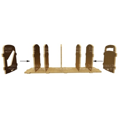 Заготовка ТМ Фабрика Декору - Дерев’яний органайзер для письмових засобів Автобус