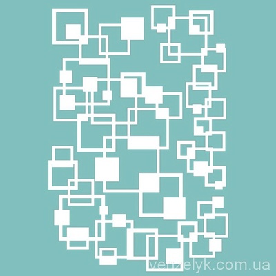 Чипборд від Вензелик - геометричний набір, розмір: 146x99 мм