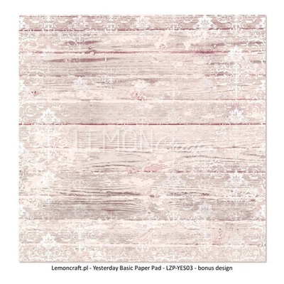 Набір скрап-паперу LemonCraft - Yesterday Basic, базовий, 30.5x30.5см, двосторонній