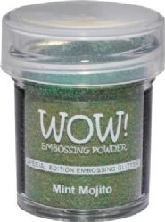 Глиттер для эмбоссинга от WOW - WS60R Mint Mojito Embossing Glitter, 15 мл