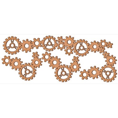 Набор декоративних элементов для шедоубокса №13, ТМ Фабрика Декора