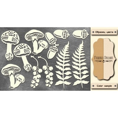 Чипборд Фабрика Декору - FDCH-156, цвет молочный, крафт