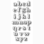 Набір ножів від Memory Box - Dies- Classic Lower Alphabet Set