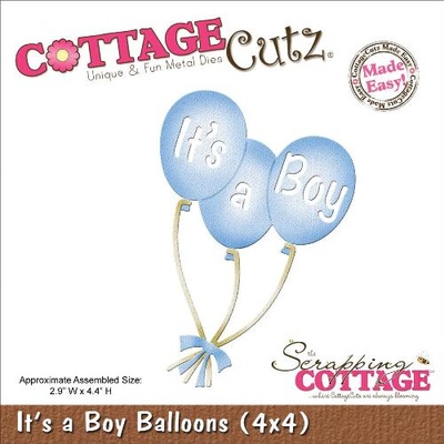 Ніж для вирубки CottageCutz - It's A Boy Balloons