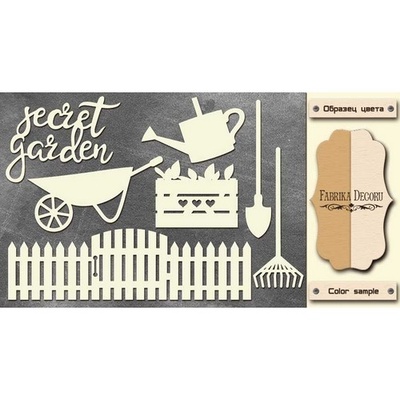 Чипборд Фабрика Декору - FDCH-145, цвет молочный, крафт