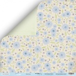 Аркуш двостороннього паперу Scrapmir - Квіти з колекції Mommy's Hero, 30x30 см