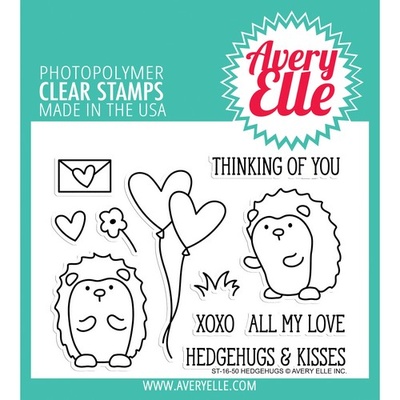 Акриловий штамп Avery Elle - Hedgehugs Clear Stamps