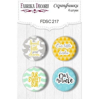 Набор скрапфишек ТМ Фабрика Декора из 4 шт № 217