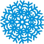Ніж для вирубки Geometric Snowflake від Cheery Lynn Designs