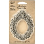 Набор металлических украшений-рамочек -  Advantus - Tim Holtz Ideaology - Baroque Frames, 2 шт.