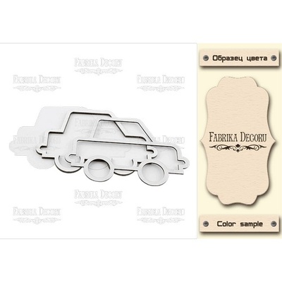 Заготовка для шейкера Машини, колір молочний, ТМ Фабрика Декору