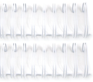 Пружинки для біндера від We R Memory Keepers - Cinch Wires - White, діаметром 1.25" ( 3,2см) 2 шт.