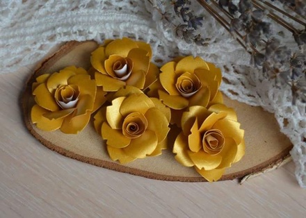 Набір від WOODchic - Металізовані квіти 96 від WOODchic