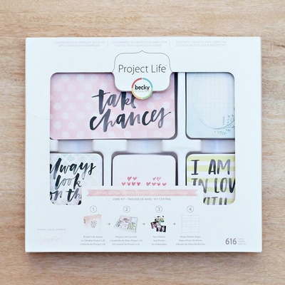Набір карток Project Life by Becky Higgins - Core Kit - Inspire, 616