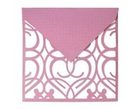 Ножі від Sizzix - Thinlits Plus Die Set 12PK - Envelope, Square, Конверт з ажурним квадратом