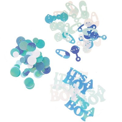 Набор для декорирования от Darice - пайетки и конфетти - Confetti Pink Baby Shower/Boy