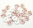 Дерев’яний ґудзик Multicolor Flower B17609, діаметр 15 мм, 1 шт.