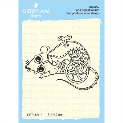 Штампи від Cherrylana — Миша, 6,1x4,2см