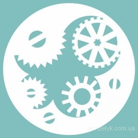Чипборд від Вензелик - Шестерня 01, розмір: 42x42 мм