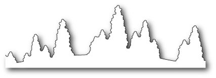 Ніж для вирубки від Poppystamps - Forest Hills Landscape