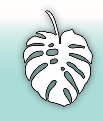 Нож для вырубки от MiMiCut - Монстера, 42x58мм