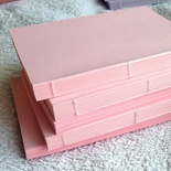 Блок для блокнота А6. Цвет: розовый