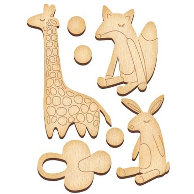 Набір декоративних фішок #522, ТМ Фабрика Декору