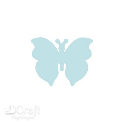 Дірокол фігурний 1,6СМ Метелик 4, TM dpCraft (Dalprint)