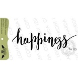 Акриловый штамп Lesia Zgharda TA113 Happiness, 7,3*2,6 см.