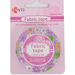 Лента текстильная самоклеющаяся Розовая мечта, 1.5см*5м, ТМ Santi
