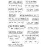 Штампи від Poppystamps - Whittle Everyday clear stamp set