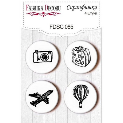 Набір скрап-фішок від ТМ Фабрика Декору з 4 шт. FDSC 085