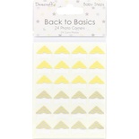 Куточки для фото то Dovecraft Back To Basics Photo Corners, 24 шт.