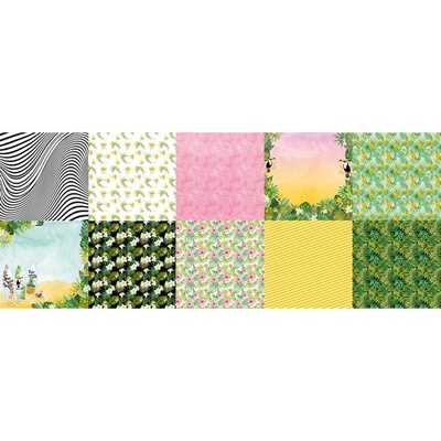 Набір скрап-паперу Wild Tropics 20x20см, TM Fabrika Decoru