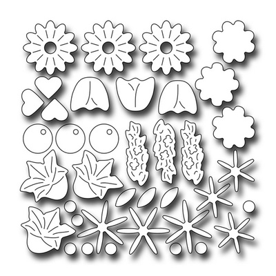 Ніж для вирубки Frantic Stamper Precision Die - Floral Confetti