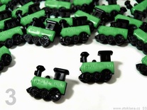 Ґудзик Локомотив, розмір 20 мм, 2 шт.