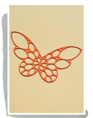 Набор ножей от Birch Press Design - Sparkler butterfly layer set, 4 шт.