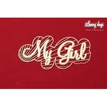 Чипборд Scrapiniec - Sunny Days - My Girl, двошаровий напис