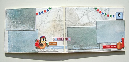 Набір для виготовлення альбому від ТМ "Елена Виноградова" - "Наша зима", 15х20см