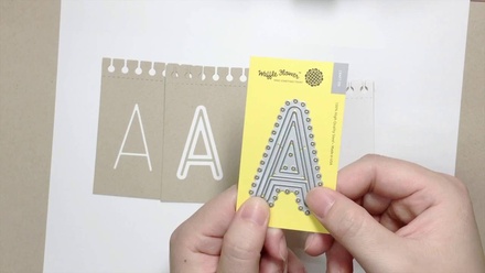 Ножі від Waffle Flower - Jumbo Letter A-Z Set, у Набірі 26 потрійних ножів