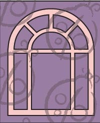 Чипборд. Вікно №3. Малий, cb-167