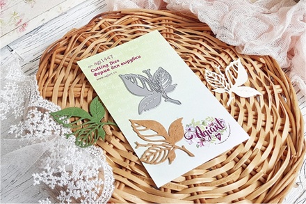 Ніж для вирубки "Весняні паростки" від AgiArt, 63*56 мм