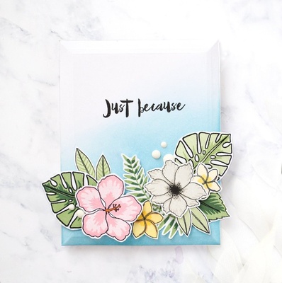 Набор штампов от Altenew - Totally Tropical