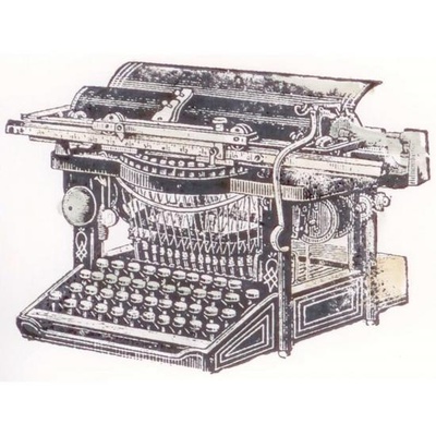 Акриловый штамп La Blanche - Ancient Typewriter