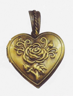 Открывающийся медальйон от Stanislaus - Сердечко, размер 2,9х2,9 см, 1 шт.