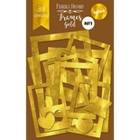 Набір рамок з фольгуванням №1 Gold, 39 шт., ТМ Фабрика Декору