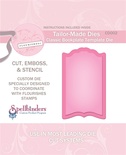 Нож для вырубки от Spellbinders - Tailor-Made Classic Bookplate Template Die