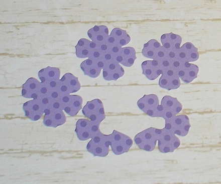 Высечки от Gallery Tools - Лепестки для маленькой гардении, 5 деталей