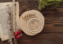 Чипборд от WOODchic - Рамка иллюминатор, 7.6х7.6 см